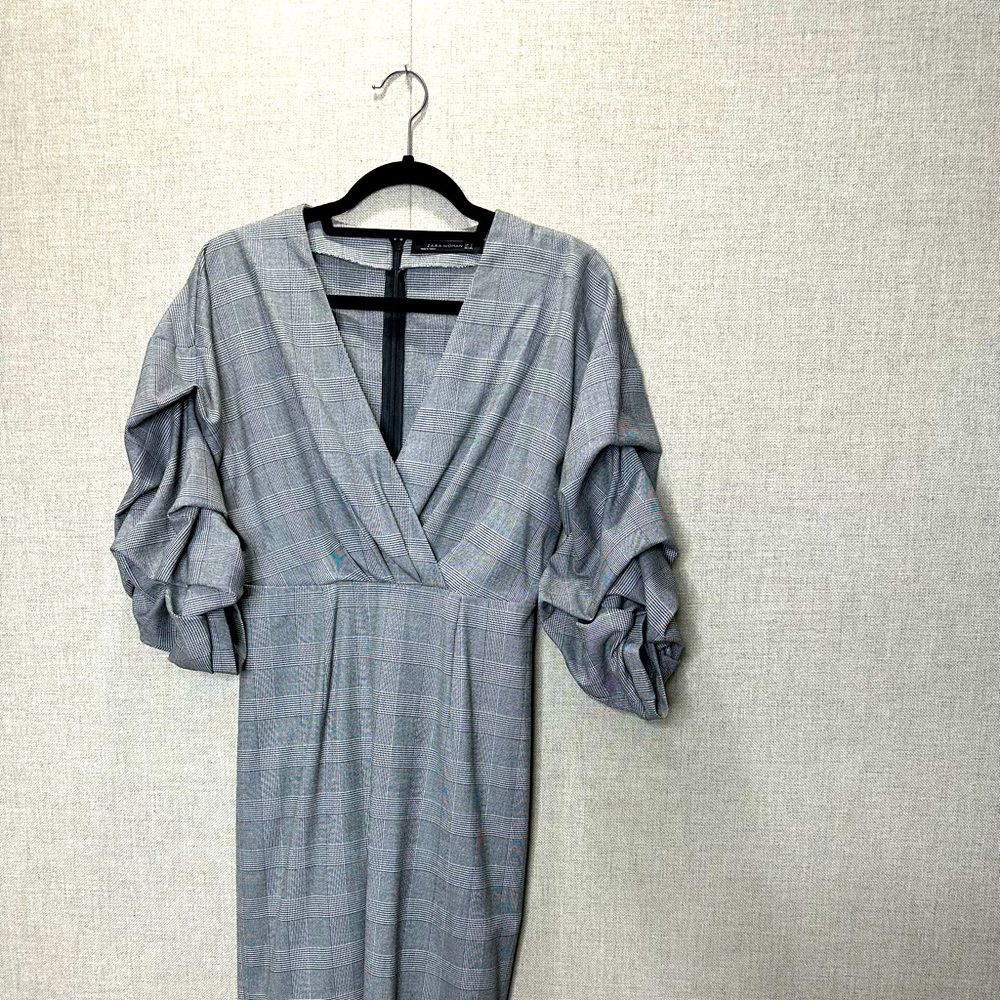 Zara Black Checker Dress